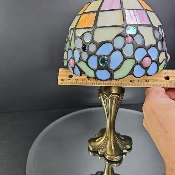 Retired "Partylite" Hydrangea Tealight Candle Lamp Gorgeous! - Picture 10 of 13